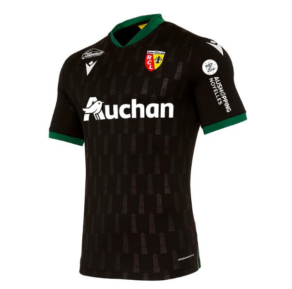 Racing Club de Lens Away Black Soccer Jersey Shirt 2020/21